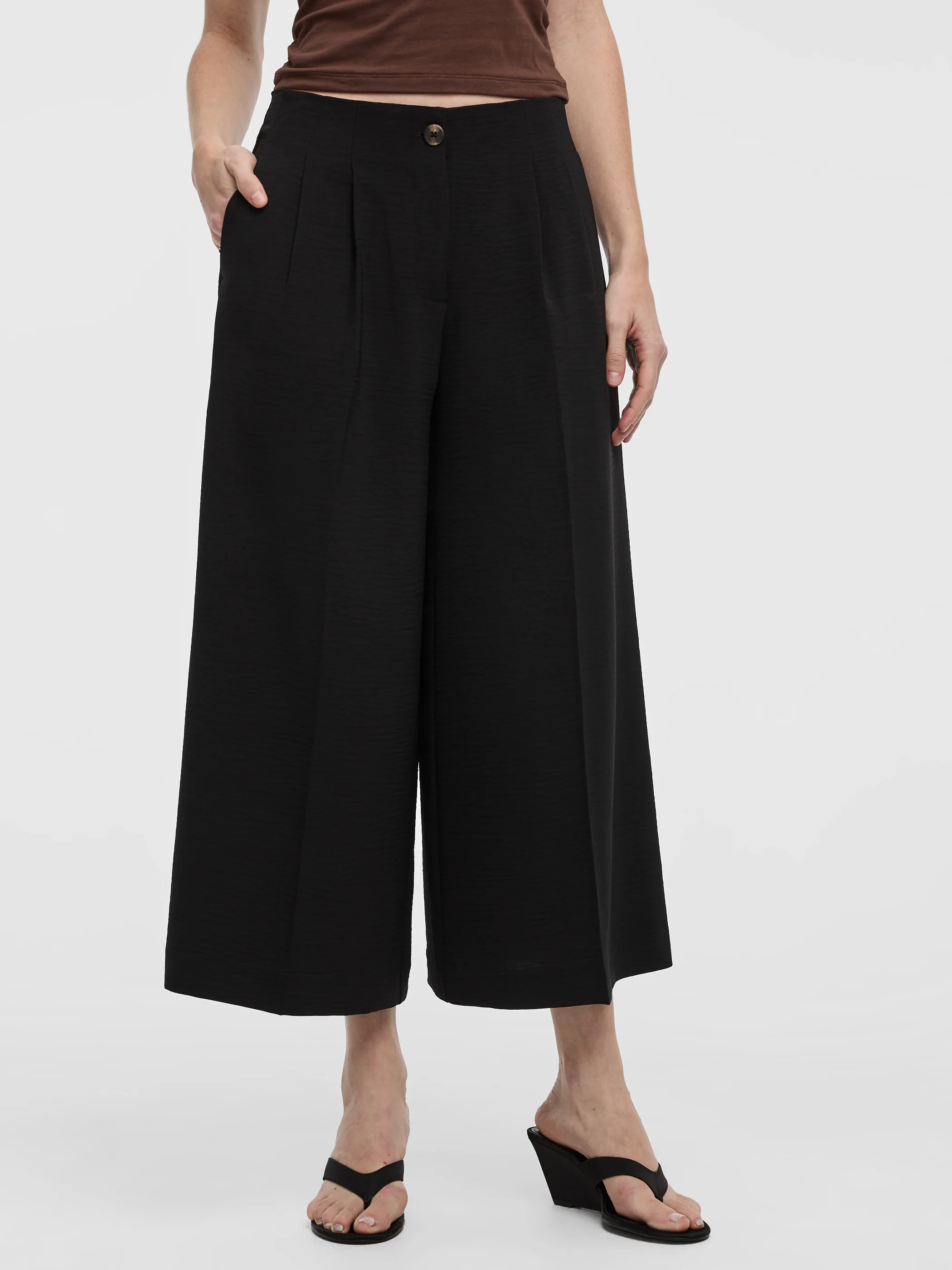 Cropped Wide-Leg High-Rise Pant - Image 2