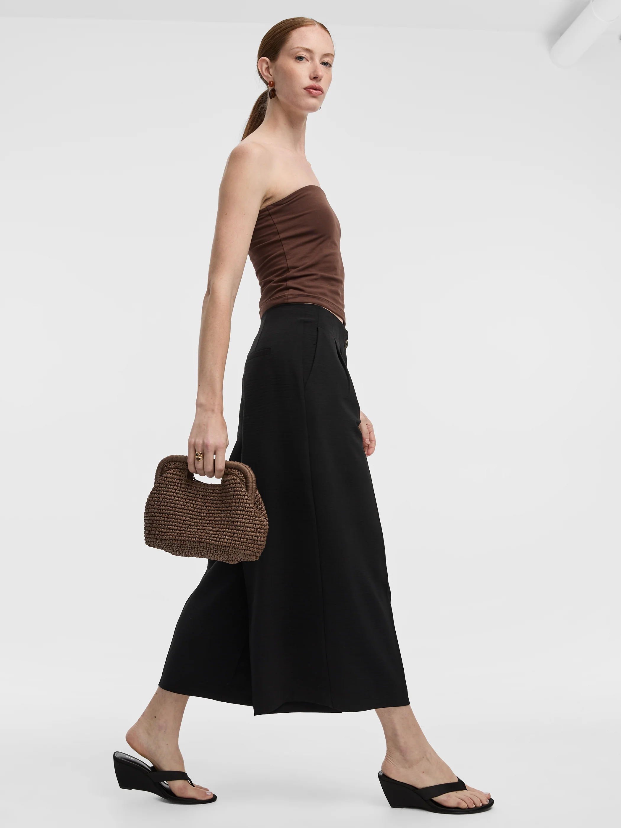 Cropped Wide-Leg High-Rise Pant - Image 5