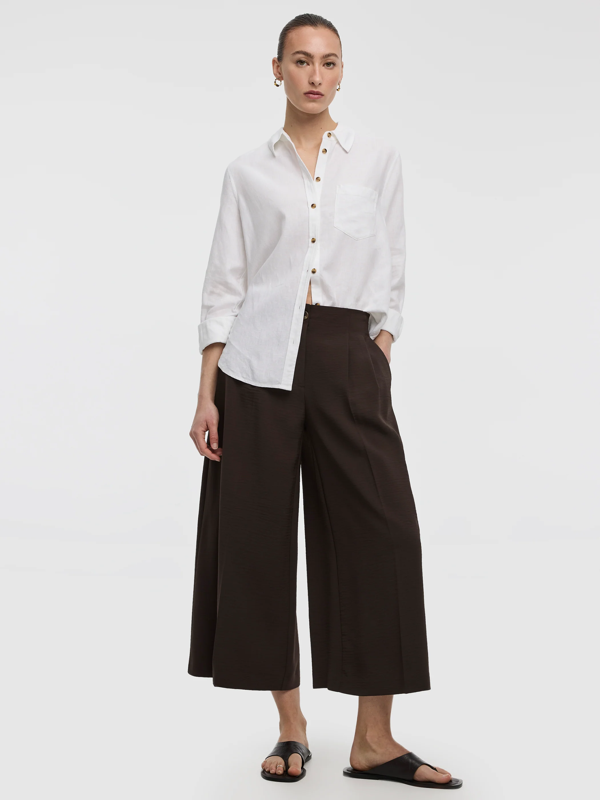 Cropped Wide-Leg High-Rise Pant - Image 6
