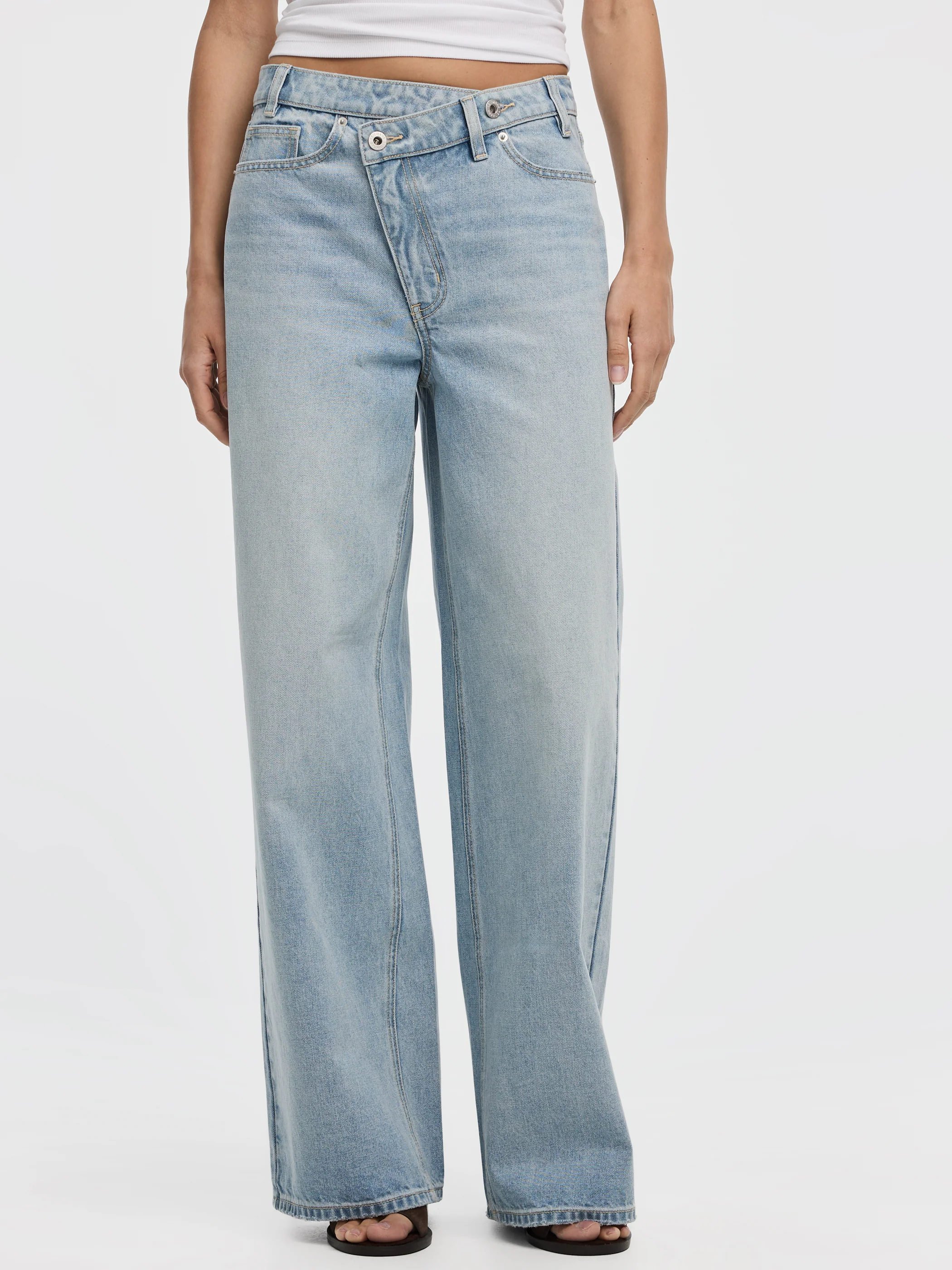Wide-Leg Wrap-Waist Pant - Image 2