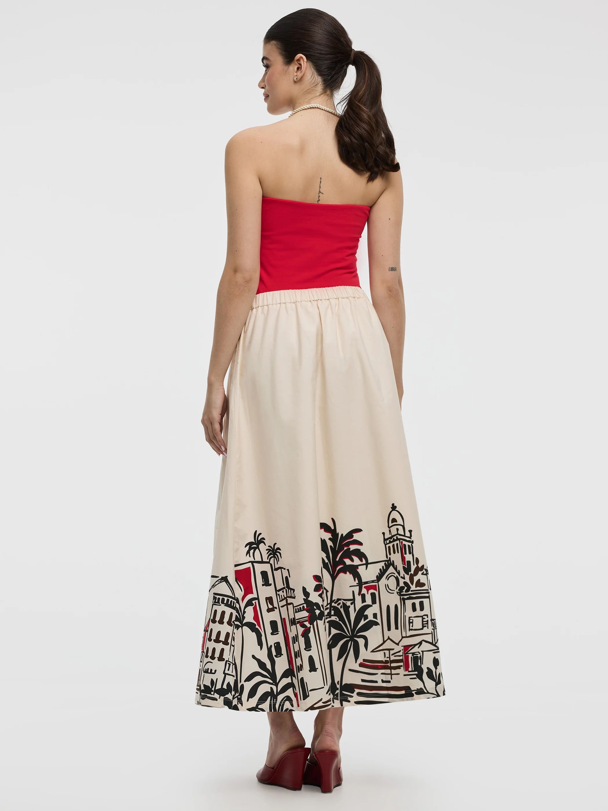 Pleated Maxi Skirt - Image 4
