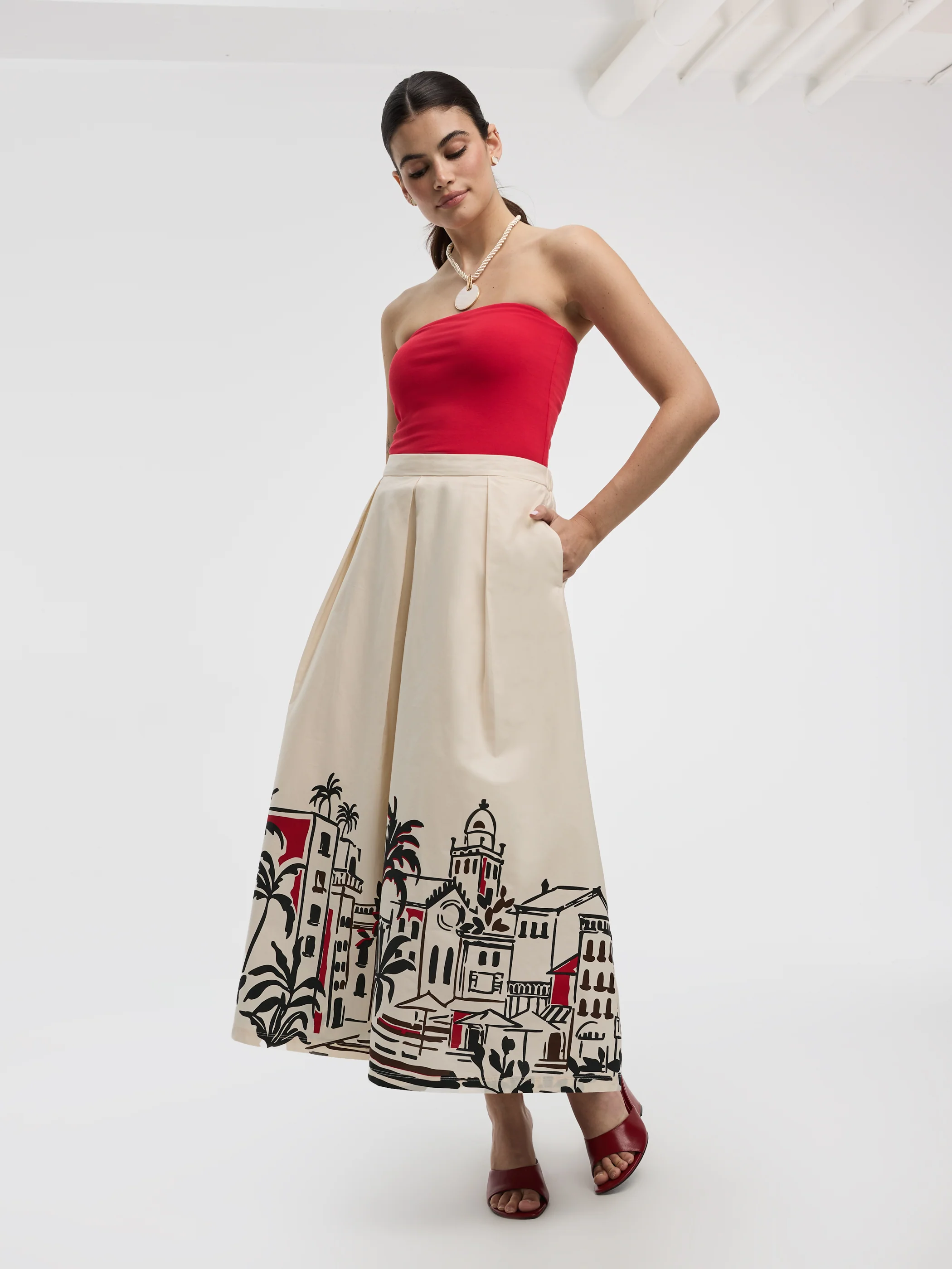 Pleated Maxi Skirt - Image 5