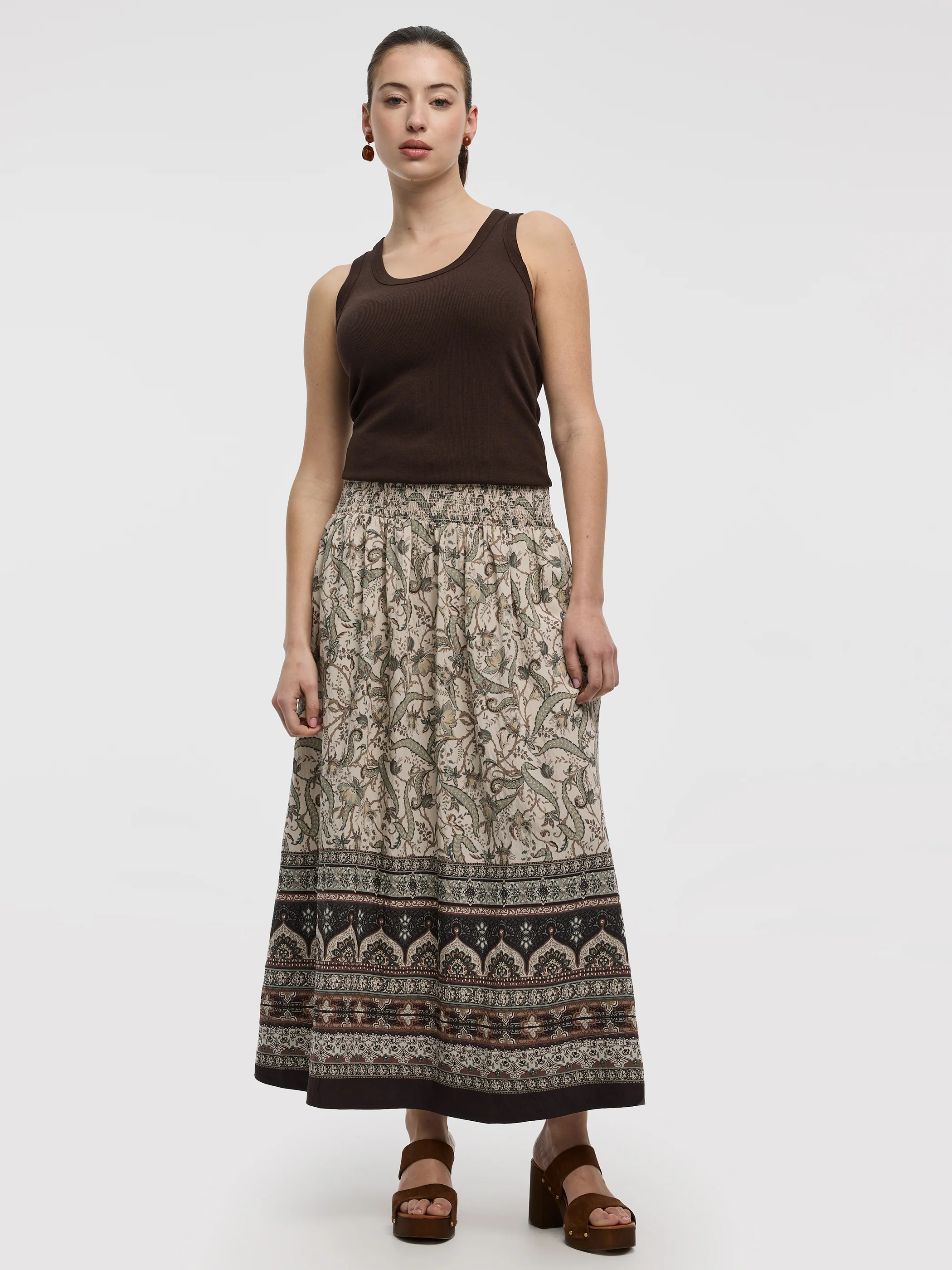 A-Line Maxi Skirt
