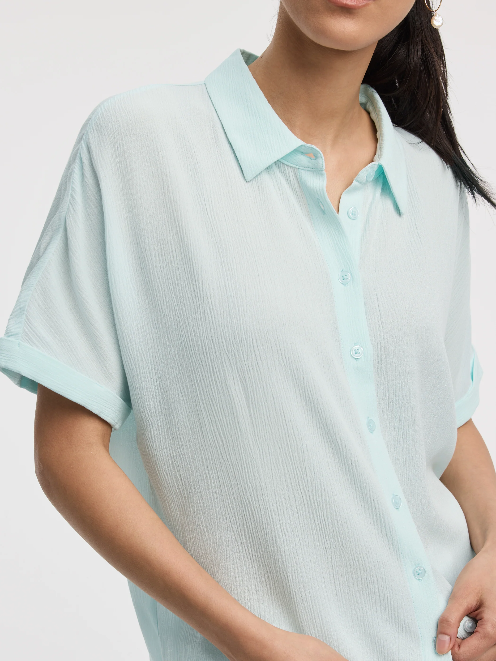 Buttoned-Down Gauze Shirt - Image 6