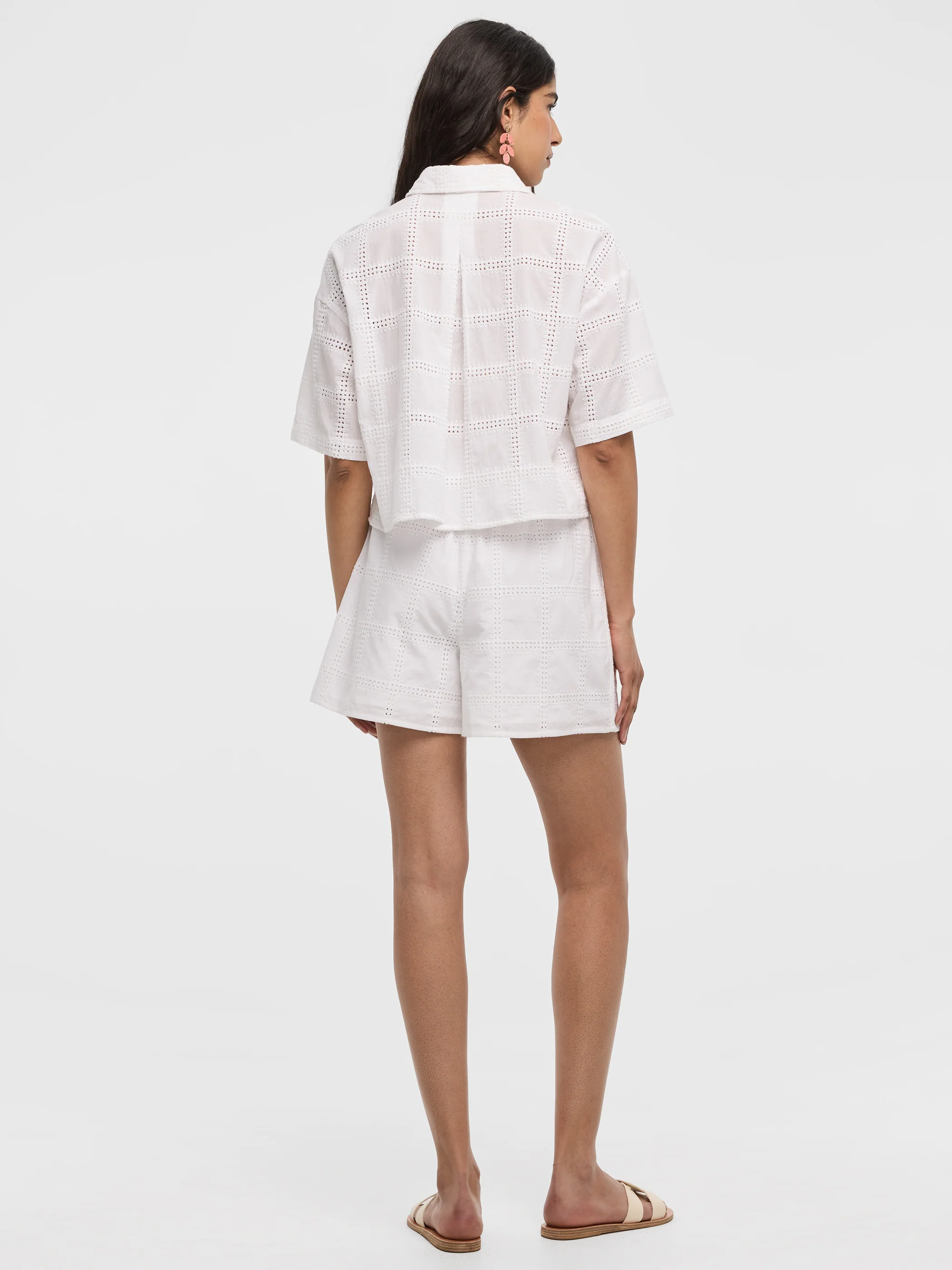 Short-Sleeve Shirt with Embroideries - Image 3
